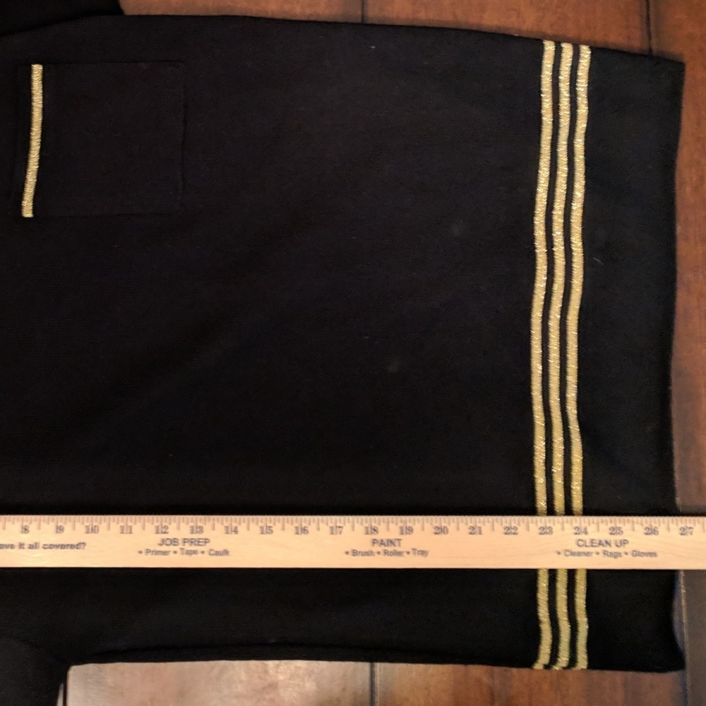 Joyce 90's vintage style long black sweater - Picture 6 of 7